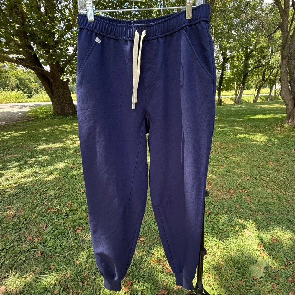 FIGS Tansen Jogger Scrub Pants Mens Medium Navy Blue MXXSW2004 Medical Uniform